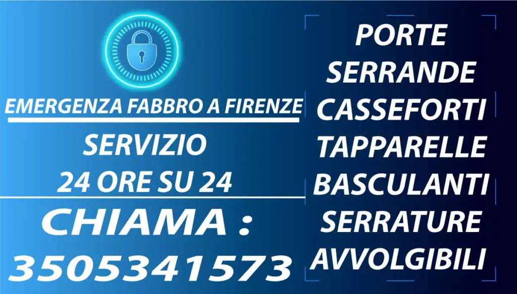 Fabbro Urgente Firenze